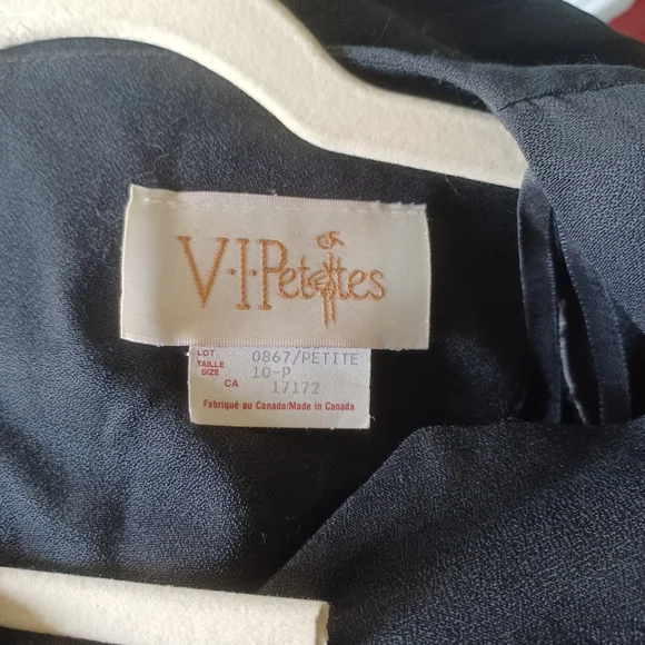 Vintage Black Mini Dress - Picture 2 of 4